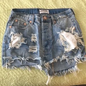 One Teaspoon Junkyard Skirt